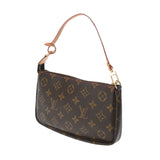 LOUIS VUITTON ルイヴィトン モノグラムチェリー ポシェットアクセソワール ブラウン M95008 レディース モノグラムキャンバス アクセサリーポーチ Aランク 中古 銀蔵