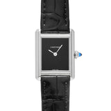 カルティエ タンクマスト WSTA0071 ブラック レディース 腕時計 クォーツ 中古 銀蔵