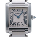 CARTIER カルティエ タンク フランセーズ SM W51008Q3 レディース SS 腕時計 クォーツ Aランク 中古 銀蔵