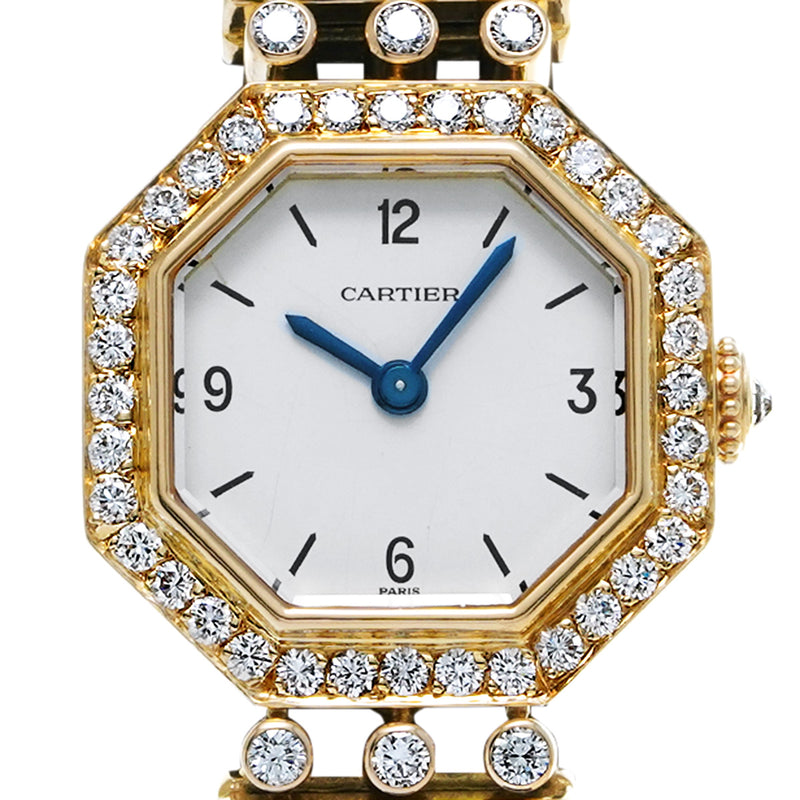 CARTIER カルティエ アンティーク ANFINE レディース 腕時計 手巻き Aランク 中古 銀蔵