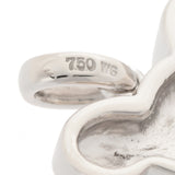 CELINE セリーヌ マカダム レディース K18ホワイトゴールド ペンダントトップ Aランク 中古 銀蔵