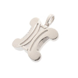 CELINE セリーヌ マカダム レディース K18ホワイトゴールド ペンダントトップ Aランク 中古 銀蔵