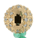 TASAKI タサキ 田崎 TASAKI パール エメラルド ダイヤ0.73ct - レディース K18イエローゴールド ネックレス Aランク 中古 銀蔵