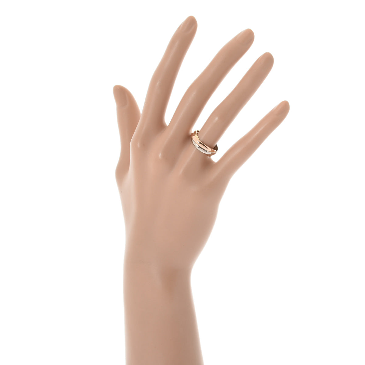 カルティエトリニティ 新型 スリーカラー #50 レディース リング・指輪