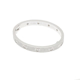CARTIER カルティエ ラブブレスレット フルダイヤ #16 レディース K18ホワイトゴールド ブレスレット Aランク 中古 銀蔵