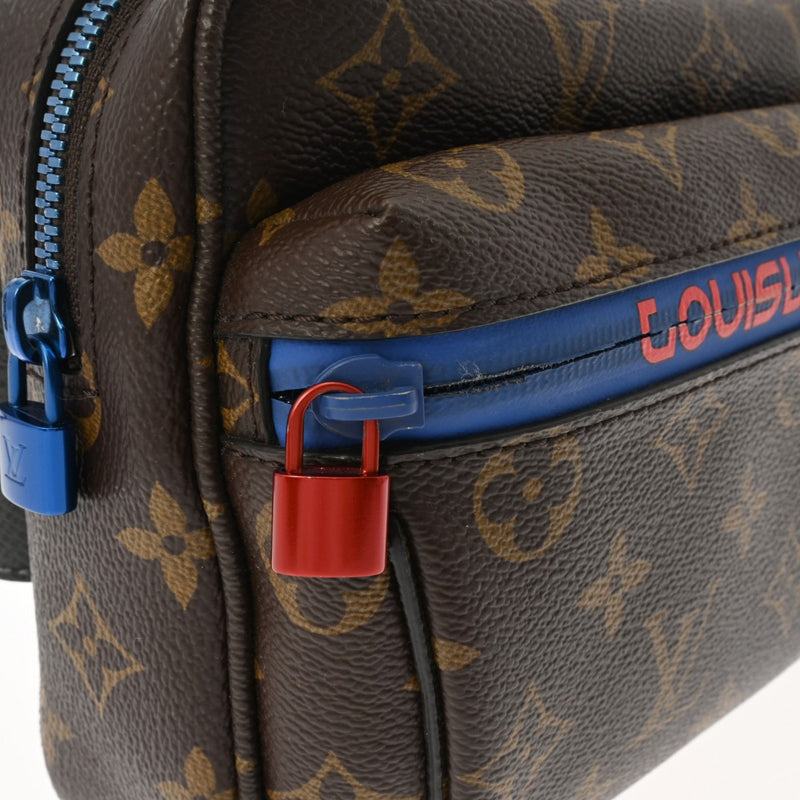 LOUIS VUITTON ルイヴィトン モノグラム パシフィックバムバッグ ブラウン M43828 メンズ モノグラムキャンバス タイガ ボディバッグ Aランク 中古 銀蔵