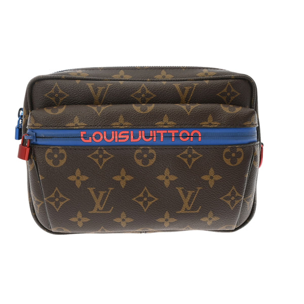 LOUIS VUITTON ルイヴィトン モノグラム パシフィックバムバッグ ブラウン M43828 メンズ モノグラムキャンバス タイガ ボディバッグ Aランク 中古 銀蔵