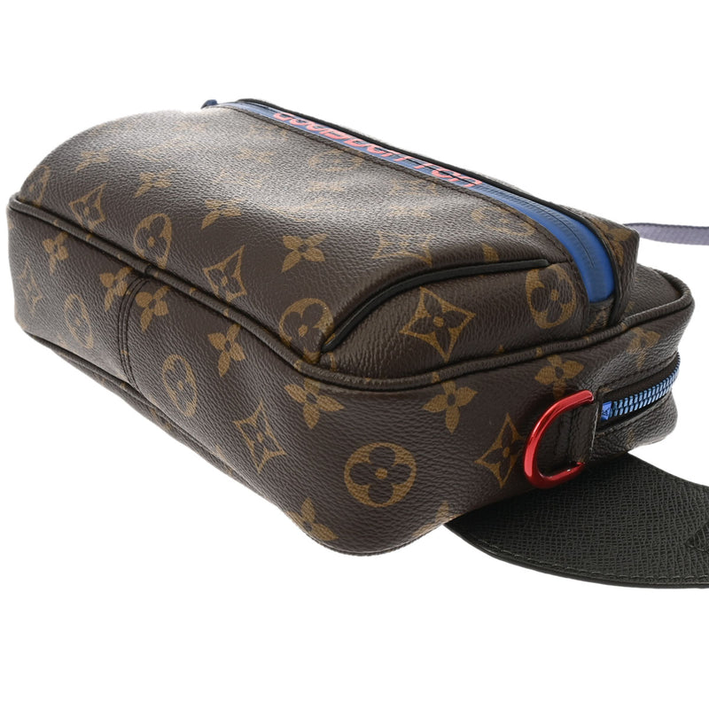 LOUIS VUITTON ルイヴィトン モノグラム パシフィックバムバッグ ブラウン M43828 メンズ モノグラムキャンバス タイガ ボディバッグ Aランク 中古 銀蔵