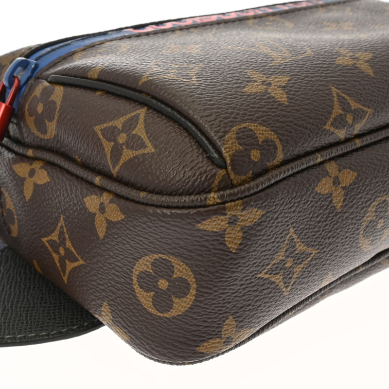 LOUIS VUITTON ルイヴィトン モノグラム パシフィックバムバッグ ブラウン M43828 メンズ モノグラムキャンバス タイガ ボディバッグ Aランク 中古 銀蔵