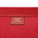 HERMES エルメス カバ 40 ルージュビフ ○S刻印(1989年頃) レディース クシュベル トートバッグ Bランク 中古 銀蔵