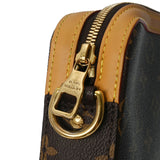 LOUIS VUITTON ルイヴィトン モノグラム ストライプ トリオメッセンジャー NIGOコラボ ブラウン M45965 レディース モノグラムキャンバス ショルダーバッグ Aランク 中古 銀蔵