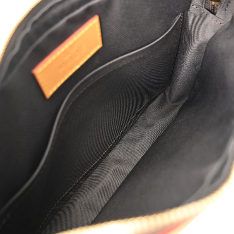 LOUIS VUITTON ルイヴィトン モノグラム ストライプ トリオメッセンジャー NIGOコラボ ブラウン M45965 レディース モノグラムキャンバス ショルダーバッグ Aランク 中古 銀蔵