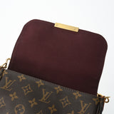 LOUIS VUITTON ルイヴィトン モノグラム フェイボリット PM 2WAY ブラウン M40717 レディース モノグラムキャンバス ショルダーバッグ Bランク 中古 銀蔵