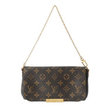 LOUIS VUITTON ルイヴィトン モノグラム フェイボリット PM 2WAY ブラウン M40717 レディース モノグラムキャンバス ショルダーバッグ Bランク 中古 銀蔵