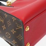 LOUIS VUITTON ルイヴィトン モノグラム オンマイサイド MM ルージュピラット M53824 レディース カーフ モノグラムキャンバス 2WAYバッグ Aランク 中古 銀蔵