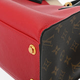 LOUIS VUITTON ルイヴィトン モノグラム オンマイサイド MM ルージュピラット M53824 レディース カーフ モノグラムキャンバス 2WAYバッグ Aランク 中古 銀蔵