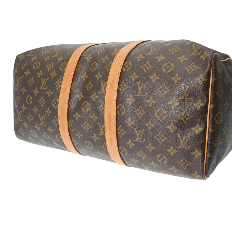 LOUIS VUITTON ルイヴィトン モノグラム キーポル 45 ブラウン M41428 ユニセックス モノグラムキャンバス ボストンバッグ Bランク 中古 銀蔵