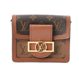 LOUIS VUITTON ルイヴィトン モノグラムリバース ピコ ドーフィーヌ 2WAY ブラウン M82749 レディース モノグラムキャンバス ショルダーバッグ Aランク 中古 銀蔵