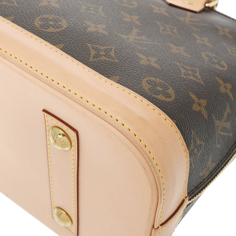 LOUIS VUITTON ルイヴィトン モノグラム アルマ ブラウン M51130 レディース モノグラムキャンバス ハンドバッグ Aランク 中古 銀蔵