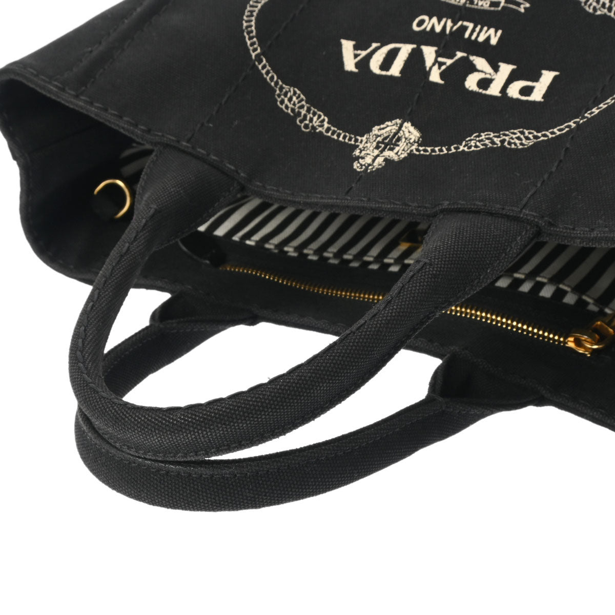 PRADA プラダ カナパ ミニ ファブリック 2WAY 黒 1BG439 レディース 