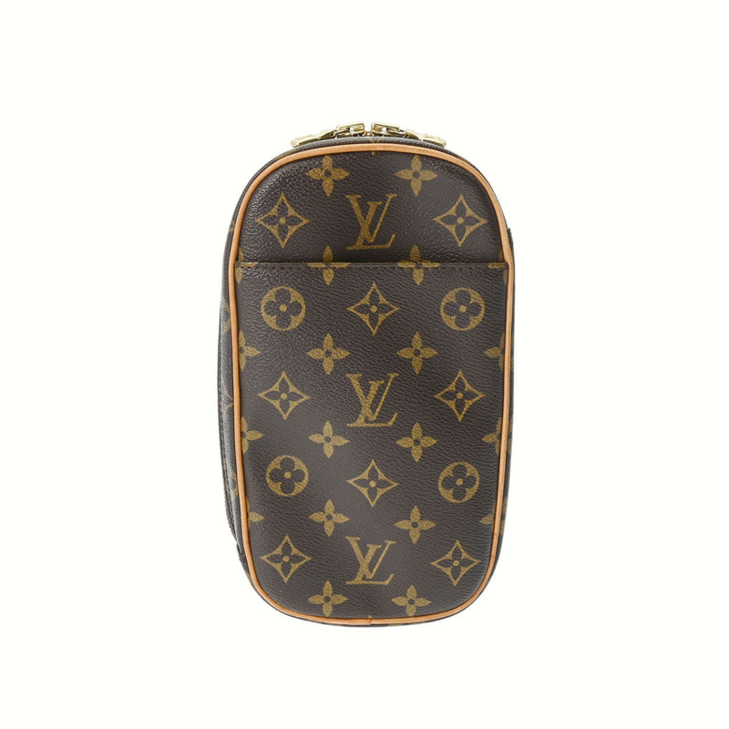 LOUIS VUITTON ルイヴィトン モノグラム ポシェットガンジュ ブラウン M51870 レディース モノグラムキャンバス ボディバッグ ABランク 中古 銀蔵