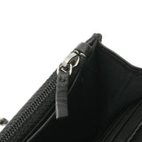 CHANEL シャネル ボーイシャネル チェーンウォレット 19cm 黒/シルバー レディース レザー ショルダーバッグ Aランク 中古 銀蔵