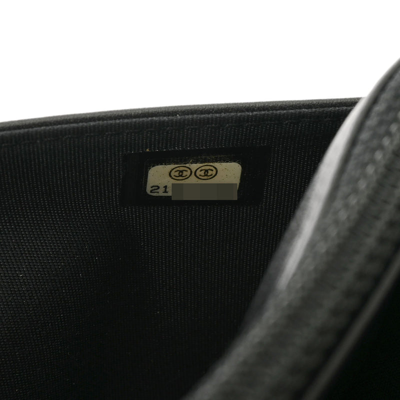 CHANEL シャネル ボーイシャネル チェーンウォレット 19cm 黒/シルバー レディース レザー ショルダーバッグ Aランク 中古 銀蔵