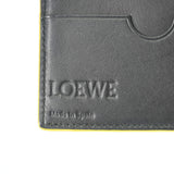LOEWE ロエベ アナグラム 黄色 メンズ レザー パスポートケース ABランク 中古 銀蔵