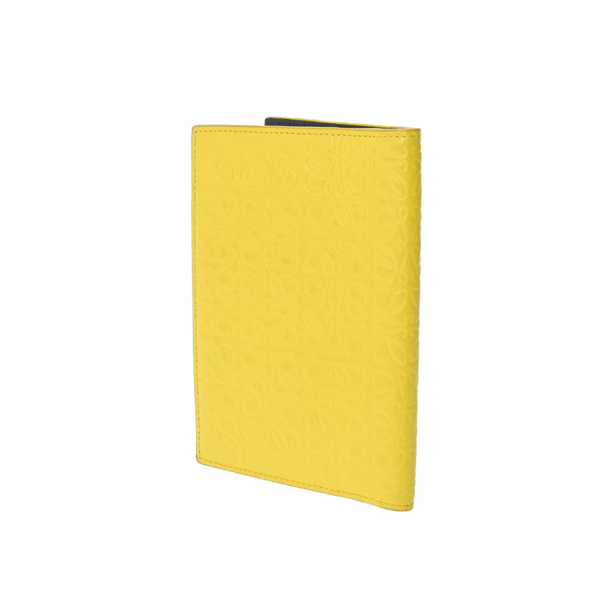 ロエベアナグラム 黄色 メンズ レザー パスポートケース LOEWE