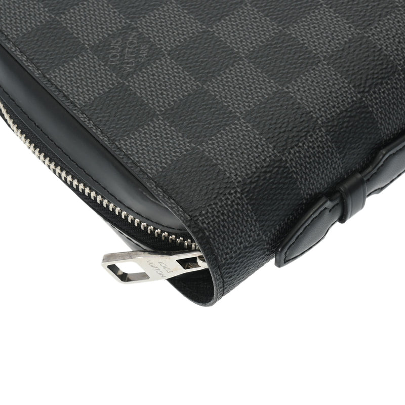 LOUIS VUITTON ルイヴィトン ダミエグラフィット ジッピー XL トラベルケース 黒/グレー N41503 メンズ ダミエグラフィットキャンバス 長財布 Aランク 中古 銀蔵