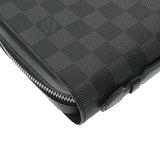 LOUIS VUITTON ルイヴィトン ダミエグラフィット ジッピー XL トラベルケース 黒/グレー N41503 メンズ ダミエグラフィットキャンバス 長財布 Aランク 中古 銀蔵