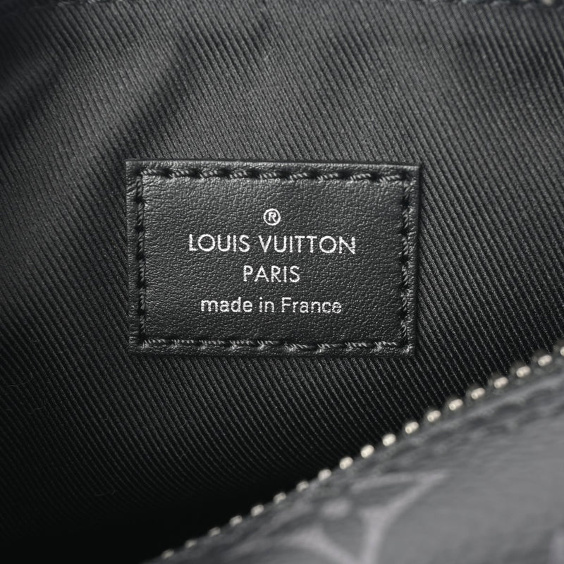 LOUIS VUITTON ルイヴィトン モノグラムエクリプス キーポル XS ブラック M45947 メンズ モノグラムキャンバス ボストンバッグ 新同 中古 銀蔵