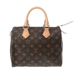LOUIS VUITTON ルイヴィトン モノグラム スピーディ 25 ブラウン M41109 レディース モノグラムキャンバス ハンドバッグ Aランク 中古 銀蔵
