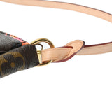 LOUIS VUITTON ルイヴィトン モノグラムローズ ポシェット アクセソワール ブラウン M48615 レディース モノグラムキャンバス アクセサリーポーチ Aランク 中古 銀蔵