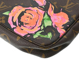 LOUIS VUITTON ルイヴィトン モノグラムローズ ポシェット アクセソワール ブラウン M48615 レディース モノグラムキャンバス アクセサリーポーチ Aランク 中古 銀蔵