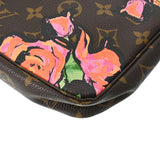 LOUIS VUITTON ルイヴィトン モノグラムローズ ポシェット アクセソワール ブラウン M48615 レディース モノグラムキャンバス アクセサリーポーチ Aランク 中古 銀蔵