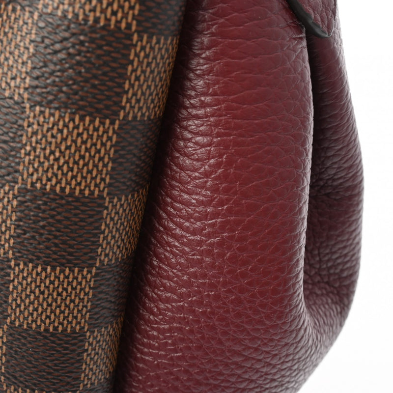 LOUIS VUITTON ルイヴィトン ダミエ ブリタニー ブラウン/ボルドー N41675 レディース ダミエキャンバス ハンドバッグ Aランク 中古 銀蔵