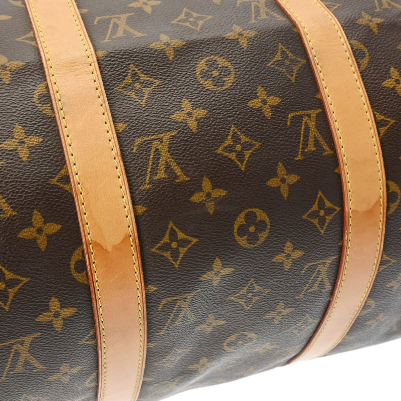 LOUIS VUITTON ルイヴィトン モノグラム キーポル 50 ブラウン M41426 ユニセックス モノグラムキャンバス ボストンバッグ Bランク 中古 銀蔵