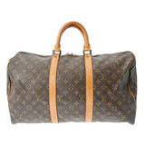 LOUIS VUITTON ルイヴィトン モノグラム キーポル 50 ブラウン M41426 ユニセックス モノグラムキャンバス ボストンバッグ Bランク 中古 銀蔵