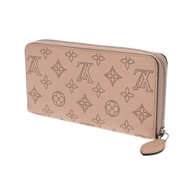 LOUIS VUITTON ルイヴィトン マヒナ ジッピーウォレット ローズジャスミン M82755 レディース レザー 長財布 Aランク 中古 銀蔵