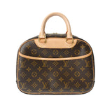 LOUIS VUITTON ルイヴィトン モノグラム トゥルーヴィル ブラウン M42228 ユニセックス モノグラムキャンバス ハンドバッグ ABランク 中古 銀蔵