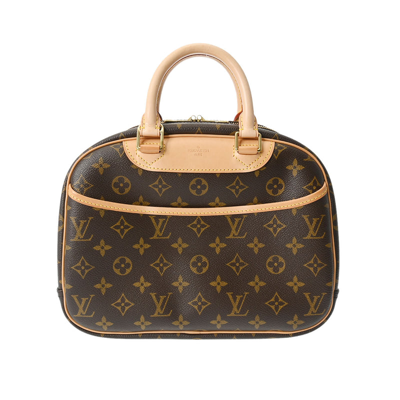 LOUIS VUITTON ルイヴィトン モノグラム トゥルーヴィル ブラウン M42228 ユニセックス モノグラムキャンバス ハンドバッグ ABランク 中古 銀蔵