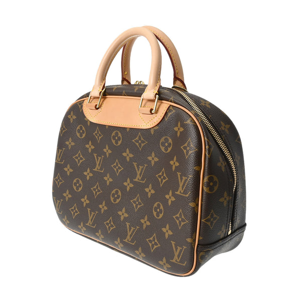 LOUIS VUITTON ルイヴィトン モノグラム トゥルーヴィル ブラウン M42228 ユニセックス モノグラムキャンバス ハンドバッグ ABランク 中古 銀蔵