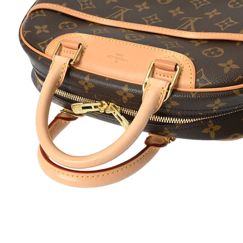 LOUIS VUITTON ルイヴィトン モノグラム トゥルーヴィル ブラウン M42228 ユニセックス モノグラムキャンバス ハンドバッグ ABランク 中古 銀蔵