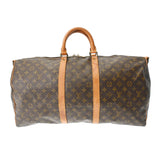 LOUIS VUITTON ルイヴィトン モノグラム キーポル 55 ブラウン M41424 ユニセックス モノグラムキャンバス ボストンバッグ Bランク 中古 銀蔵