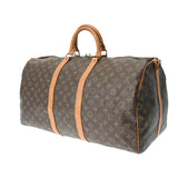 LOUIS VUITTON ルイヴィトン モノグラム キーポル 55 ブラウン M41424 ユニセックス モノグラムキャンバス ボストンバッグ Bランク 中古 銀蔵