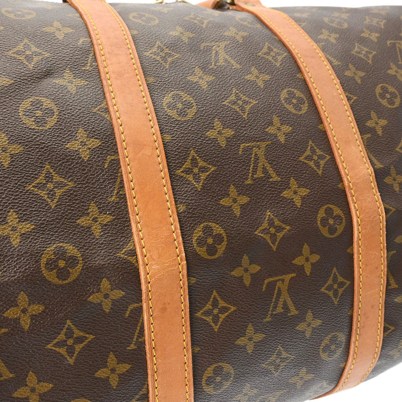 LOUIS VUITTON ルイヴィトン モノグラム キーポル 55 ブラウン M41424 ユニセックス モノグラムキャンバス ボストンバッグ Bランク 中古 銀蔵