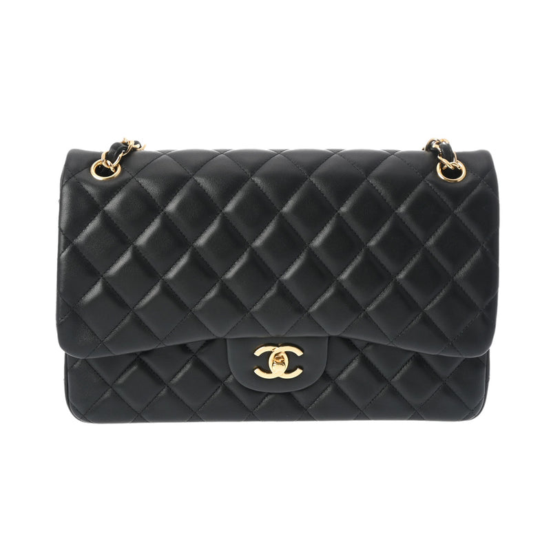 CHANEL シャネル マトラッセ チェーンショルダー 30cm  黒 A58600 レディース ラムスキン ショルダーバッグ Aランク 中古 銀蔵