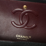 CHANEL シャネル マトラッセ チェーンショルダー 25cm Wフラップ 黒 A01112 レディース キャビアスキン ショルダーバッグ Aランク 中古 銀蔵