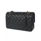 CHANEL シャネル マトラッセ チェーンショルダー 25cm Wフラップ 黒 A01112 レディース キャビアスキン ショルダーバッグ Aランク 中古 銀蔵